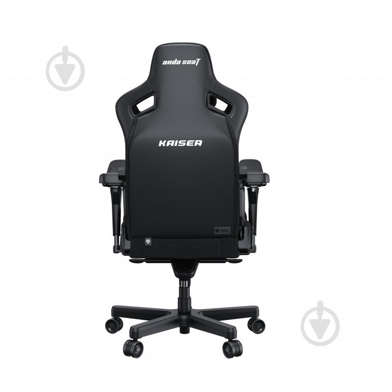 Кресло игровое Anda Seat Kaiser 3 Pro Size XL Black Fabric розовый - фото 3