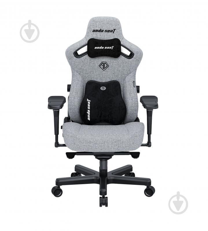 Кресло игровое Anda Seat Kaiser 3 Pro Size XL Grey Fabric серый - фото 2