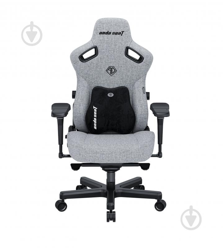 Кресло игровое Anda Seat Kaiser 3 Pro Size XL Grey Fabric серый - фото 1