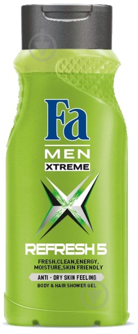 Гель для душу Fa Men Xtreme Refresh 5 250 мл - фото 1