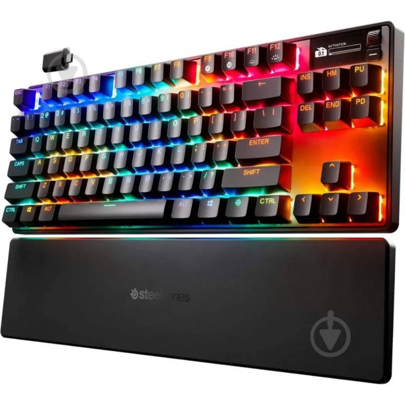 Клавиатура игровая SteelSeries Apex Pro TKL WL (64871) black - фото 4