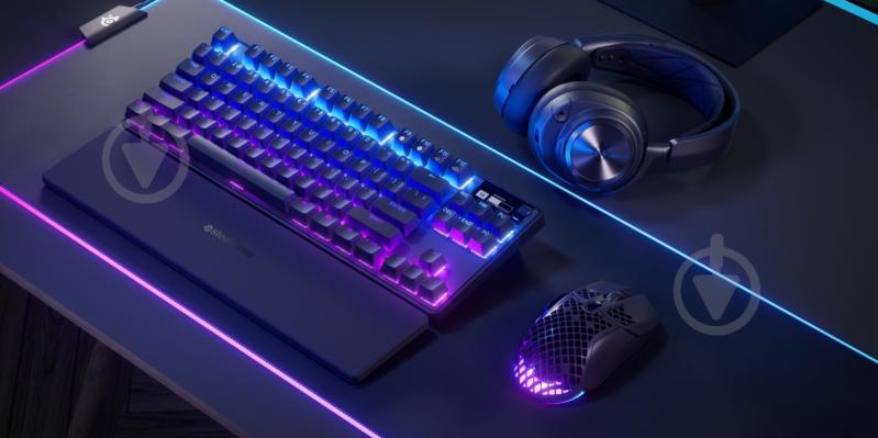 Клавиатура игровая SteelSeries Apex Pro TKL WL (64871) black - фото 5