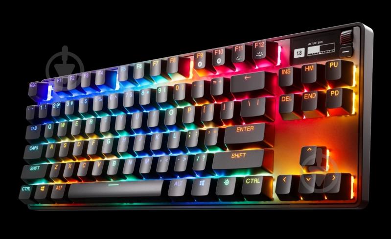 Клавиатура игровая SteelSeries Apex Pro TKL WL (64871) black - фото 6