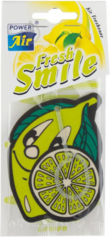 Ароматизатор подвесной JEES KEEP SMILLING лимон - фото 1 Ароматизатор подвесной JEES KEEP SMILLING лимон - фото 1