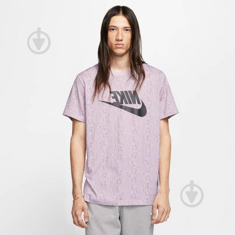 Футболка Nike M NSW FESTIVAL SS TEE PRNT CW2659-512 р.M черный - фото 2