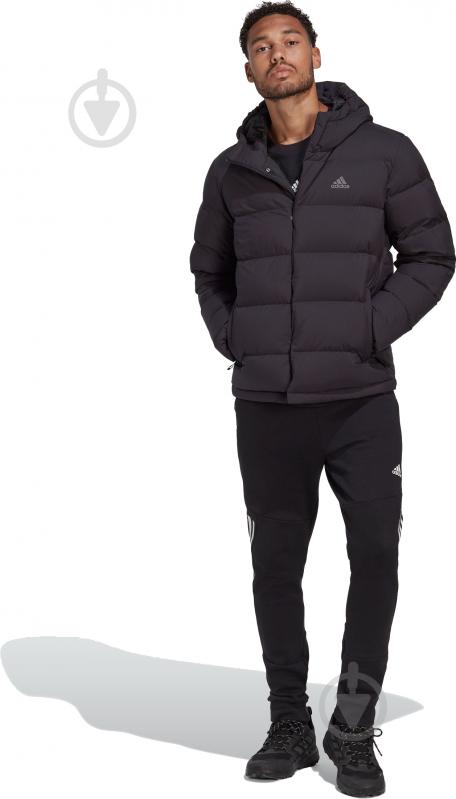 Пуховик чоловічий зимовий Adidas HELIONIC HO JKT HN5640 р.S чорний - фото 7