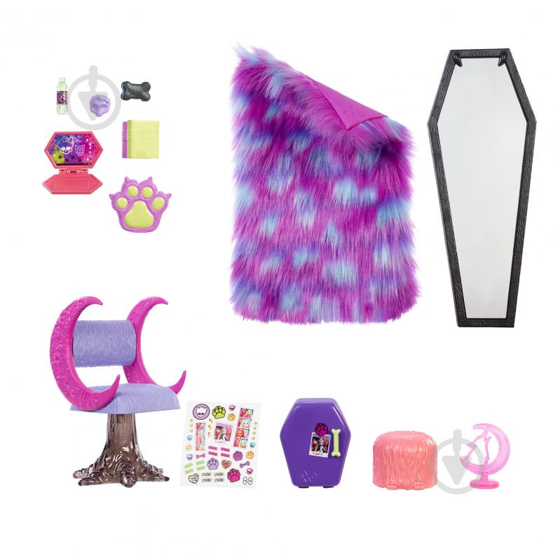 Игровой набор Monster High Жуткая комната Клодин HHK64 - фото 4