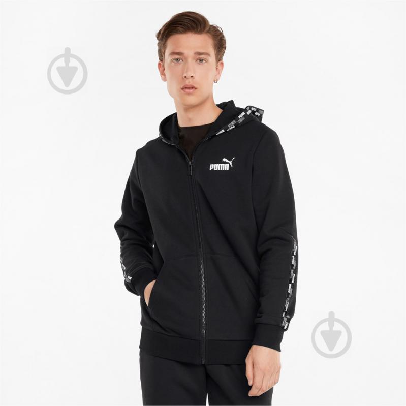 Толстовка Puma POWER FZ Hoodie 58939601 р. M чорний - фото 3