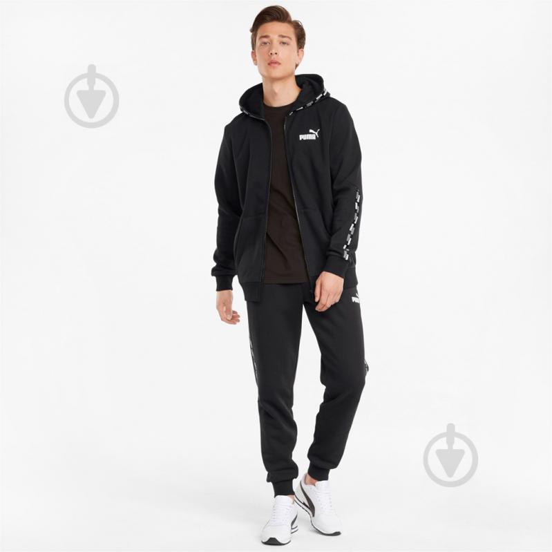 Толстовка Puma POWER FZ Hoodie 58939601 р. M черный - фото 5