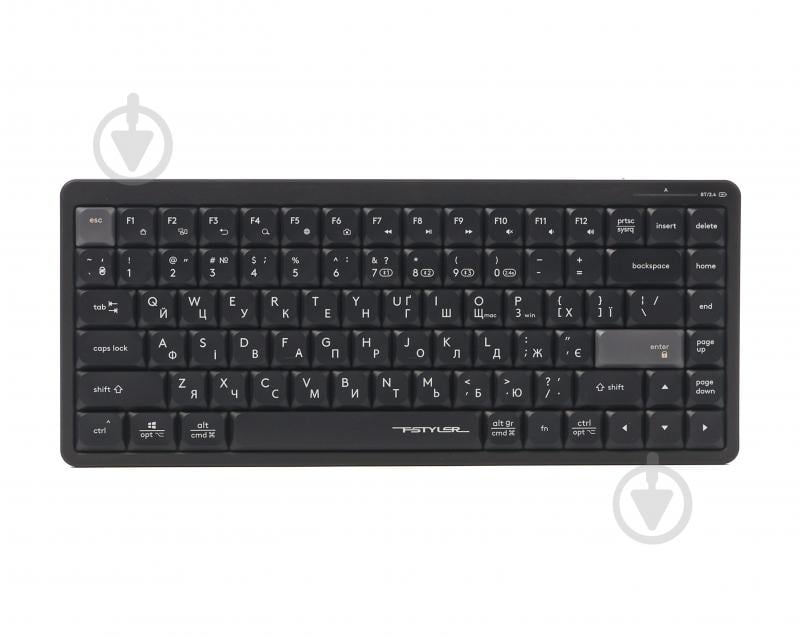 Клавіатура бездротова A4Tech FBX53C (Black) (FBX53C (Black)) ножничні перемикачі, Bluetooth / 2.4 ГГц black - фото 1 Клавіатура бездротова A4Tech FBX53C (Black) (FBX53C (Black)) ножничні перемикачі, Bluetooth / 2.4 ГГц black - фото 1