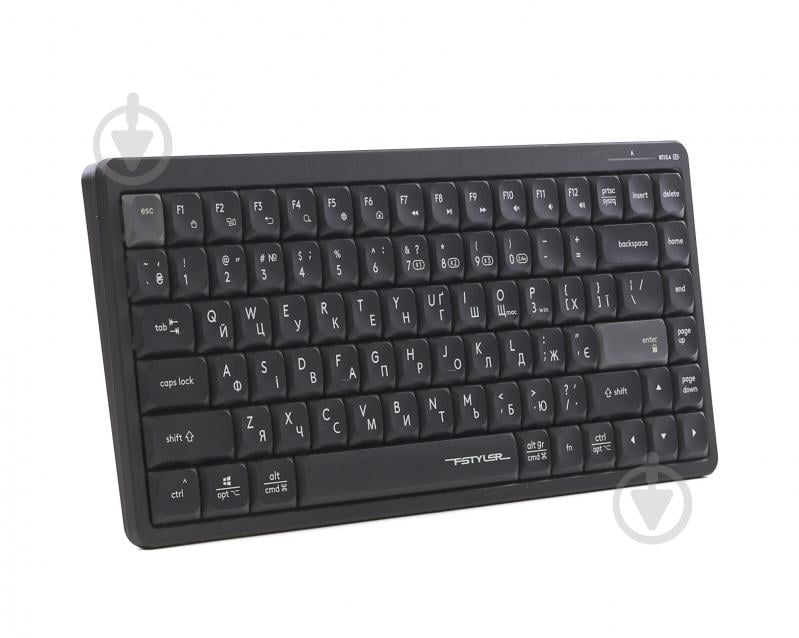 Клавіатура бездротова A4Tech FBX53C (Black) (FBX53C (Black)) ножничні перемикачі, Bluetooth / 2.4 ГГц black - фото 3 Клавіатура бездротова A4Tech FBX53C (Black) (FBX53C (Black)) ножничні перемикачі, Bluetooth / 2.4 ГГц black - фото 3