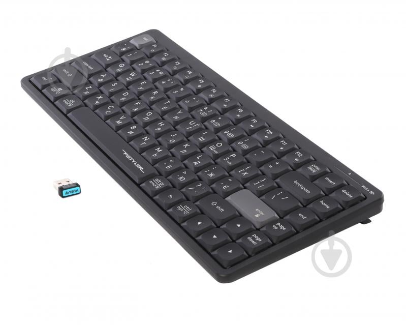 Клавіатура бездротова A4Tech FBX53C (Black) (FBX53C (Black)) ножничні перемикачі, Bluetooth / 2.4 ГГц black - фото 5 Клавіатура бездротова A4Tech FBX53C (Black) (FBX53C (Black)) ножничні перемикачі, Bluetooth / 2.4 ГГц black - фото 5