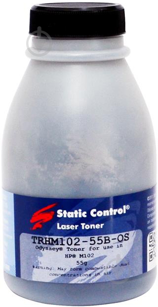 Тонер Static Control SCC HP LJ Pro M102 55 г (TRHM102-55B-OS) black - фото 1