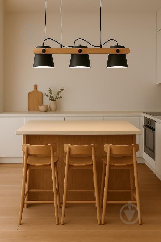 Люстра подвесная LIGHT SET VOLOSHKA RL 3x12 Вт /GX53 черный - фото 3 Люстра подвесная LIGHT SET VOLOSHKA RL 3x12 Вт /GX53 черный - фото 3