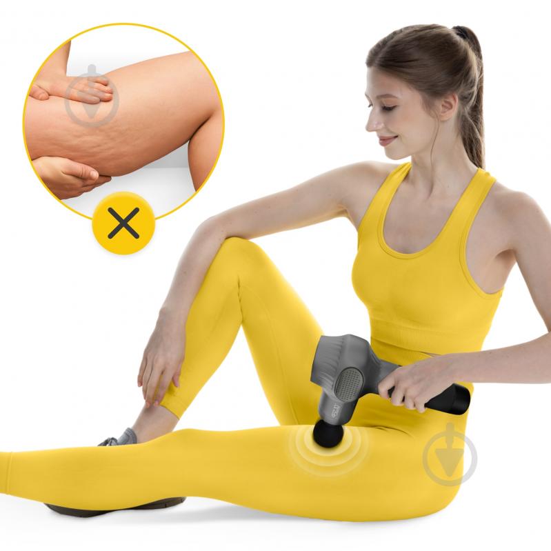 Перкусійний ручний масажер 4fizjo Massage Gun Active 30 Вт (P-5907739319937) - фото 5