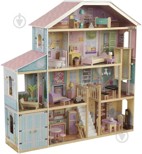 Игровой набор Kidkraft Grand View Mansion Dollhouse Кукольный домик с системой легкой сборки EZ Kraft Assembly (706943659540) 65954 - фото 1