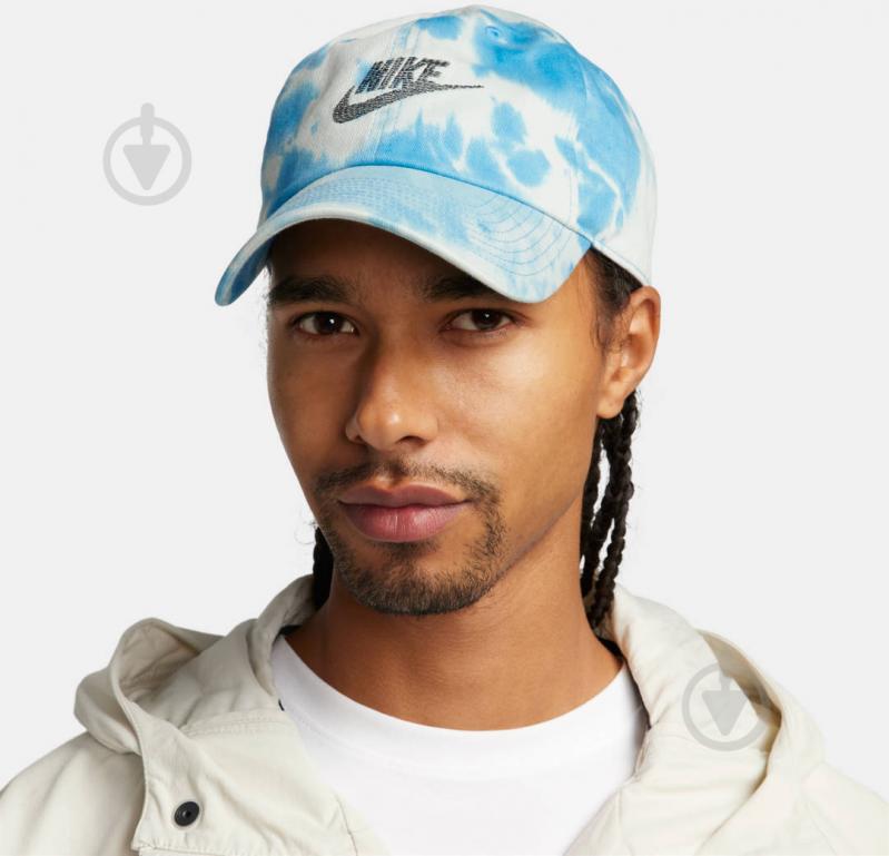 Кепка Nike U NK CLUB CAP U CB SPLSH L FN4198-406 S-M блакитний - фото 1