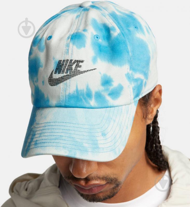 Кепка Nike U NK CLUB CAP U CB SPLSH L FN4198-406 S-M блакитний - фото 6