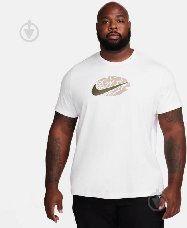 Футболка Nike M NSW TEE 12MO SWOOSH SP24 FQ5929-100 р.S белый - фото 5