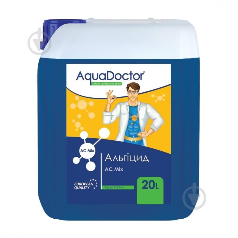 Средство против водорослей Альгицид AC MIX 20 л AquaDoctor - фото 1 Средство против водорослей Альгицид AC MIX 20 л AquaDoctor - фото 1