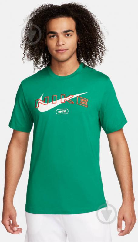 Футболка Nike M NSW TEE CLUB SSNL HBR FV5711-365 р.S зелений - фото 1