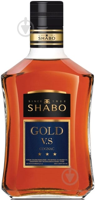 Бренди Шабо Shabsky GOLD 3* 0,25 л - фото 1