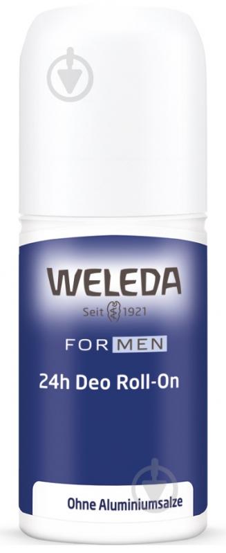 Дезодорант для чоловіків Weleda Roll-On 24 години 50 мл - фото 1
