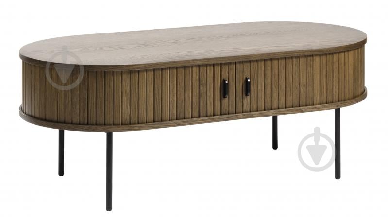 Стіл журнальний Unique Furniture NOLA 1200x600x450 мм чорний/дуб копчений (46262930 ) - фото 2