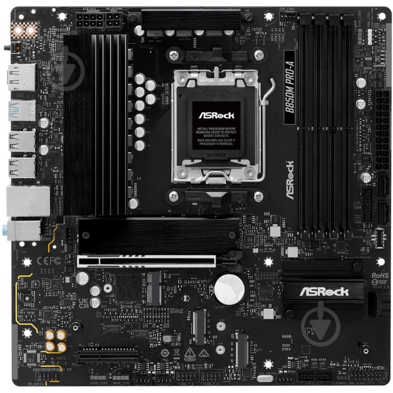 Материнская плата ASRock B850M Pro-A (Socket AM5, AMD B850, micro ATX) - фото 6