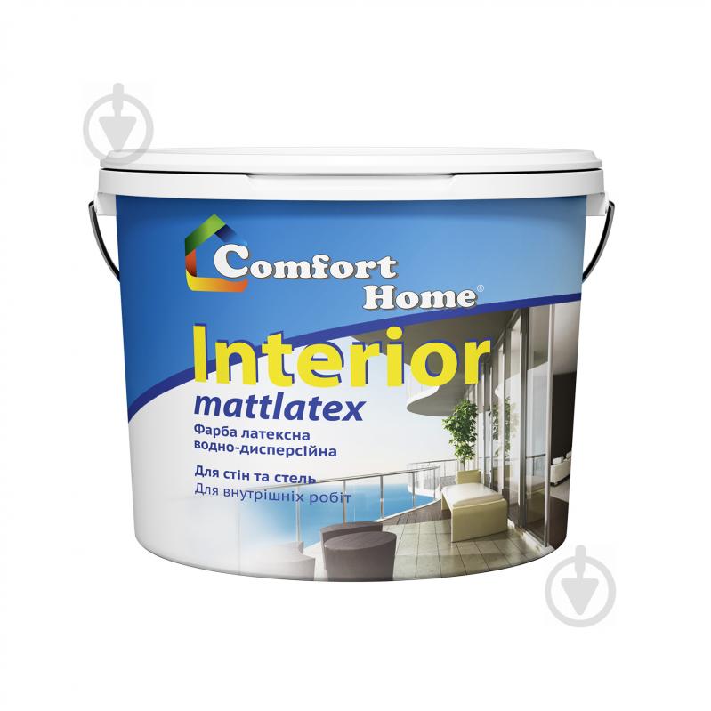 Фарба латексна Comfort Home Mattlatex мат білий 1,2 кг - фото 1