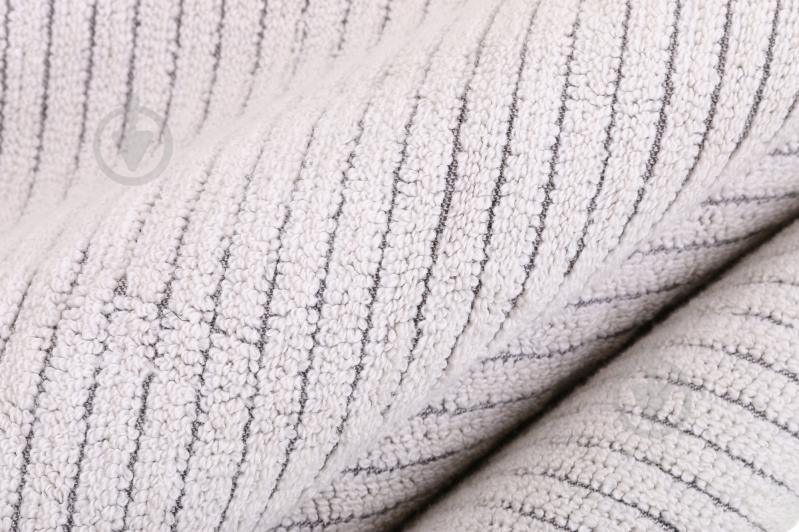 Рушник Stripe Natural 70x140 см сірий La Nuit - фото 4