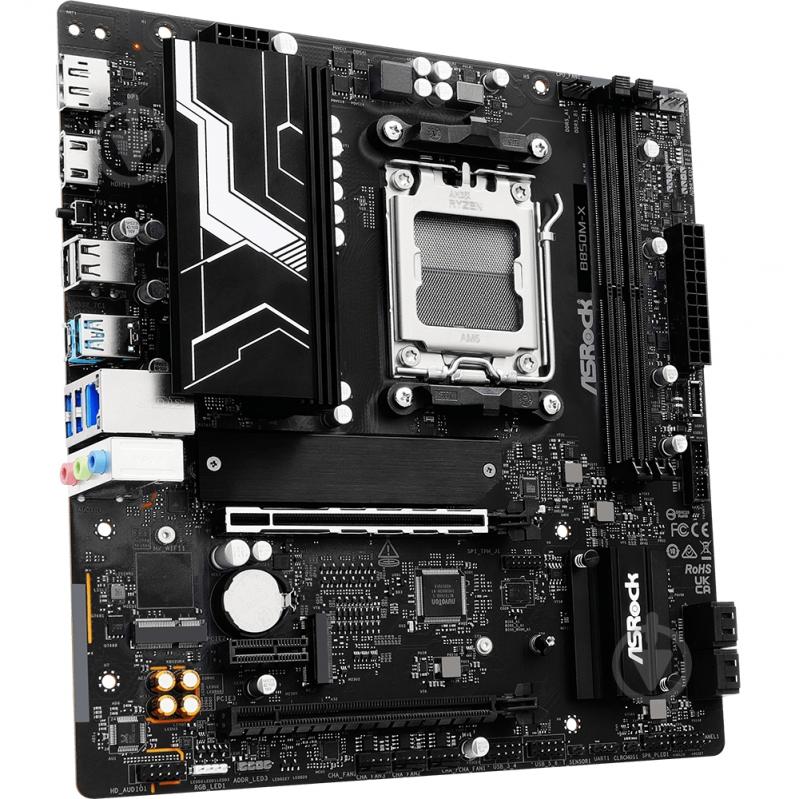 Материнская плата ASRock B850M-X (Socket AM5, AMD B850, micro ATX) - фото 2