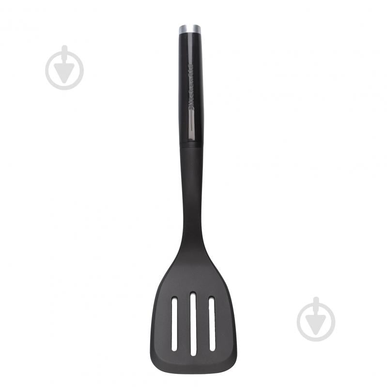 Лопатка з прорізями KitchenAid 34,3 см, чорний (KCG002OHOBE) - фото 1 Лопатка з прорізями KitchenAid 34,3 см, чорний (KCG002OHOBE) - фото 1