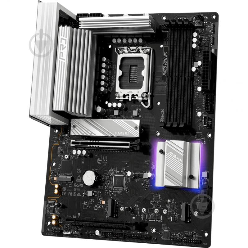 Материнская плата ASRock B860 Pro RS (Socket 1851, Intel B860, ATX) - фото 3