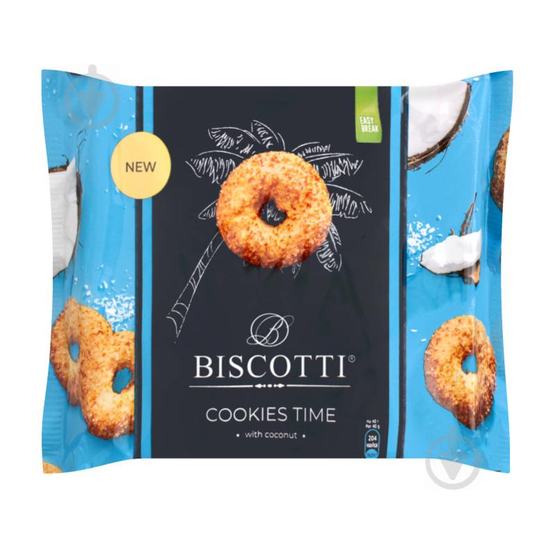 Печиво Biscotti з кокосом Cookies time 170 г - фото 1