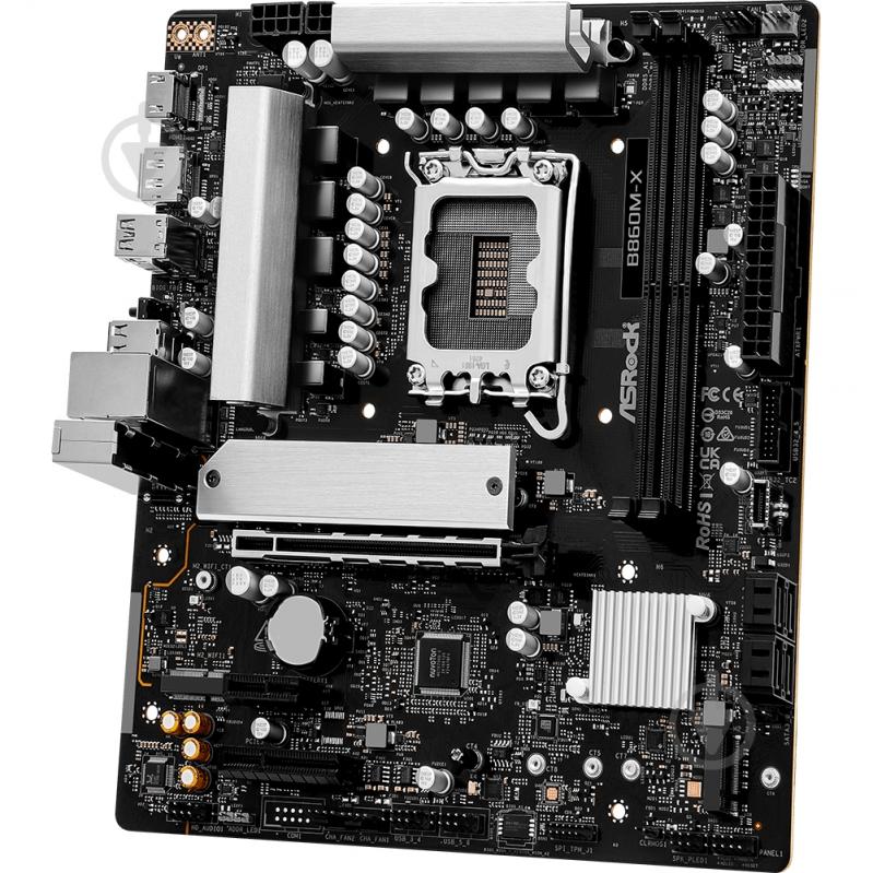 Материнская плата ASRock B860M-X (Socket 1851, Intel B860, micro ATX) - фото 3