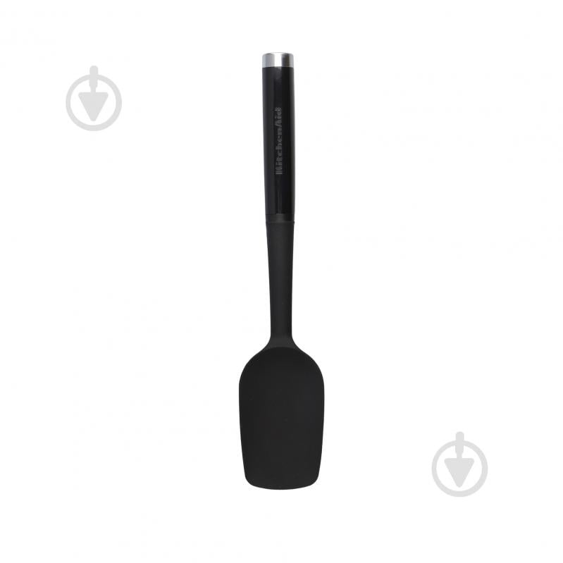Лопатка для тіста KitchenAid 29,9 см, чорний (KCG030OHOBE) - фото 1