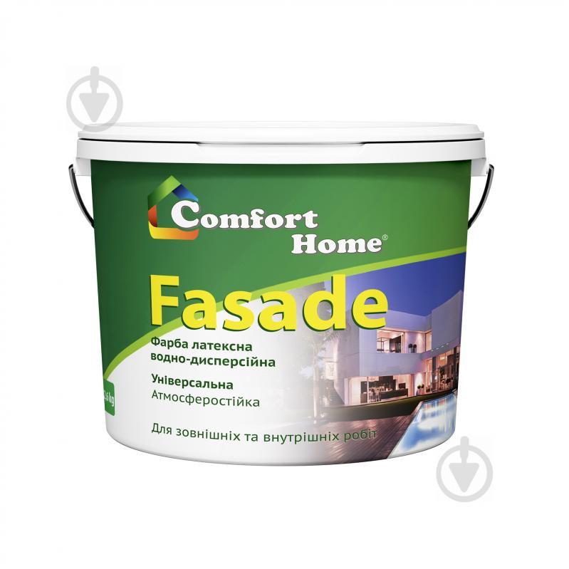 Краска латексная Comfort Home Fasade мат белый 4 кг - фото 1