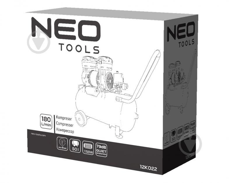 Компресор NEO tools 50 л 12K022 - фото 12