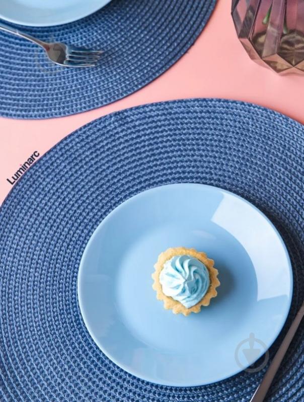 Тарілка десертна Luminarc Zelie Light Blue 18 см - фото 3