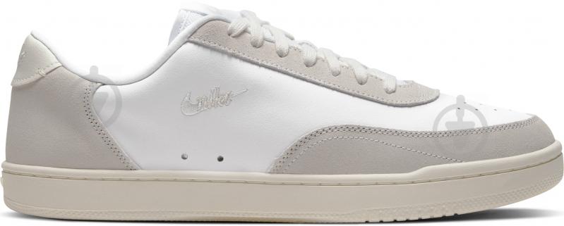 Кросівки чоловічі демісезонні Nike COURT VINTAGE PREM WL CW7586-100 р.41 білі - фото 3