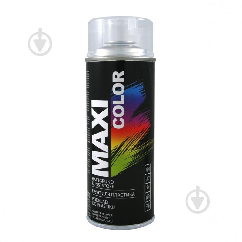Ґрунт аерозольний Maxi Color для пластику 400 мл - фото 1 Ґрунт аерозольний Maxi Color для пластику 400 мл - фото 1