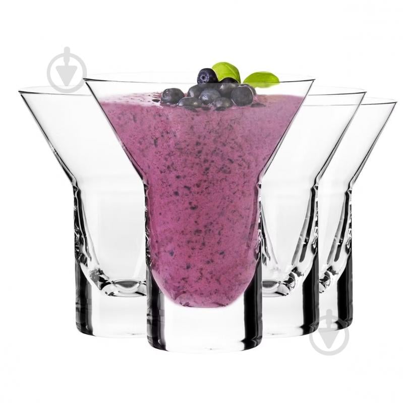 Набор бокалов для коктейлей Krosno SHAKE №2 150 мл 4 шт. - фото 4 Набор бокалов для коктейлей Krosno SHAKE №2 150 мл 4 шт. - фото 4