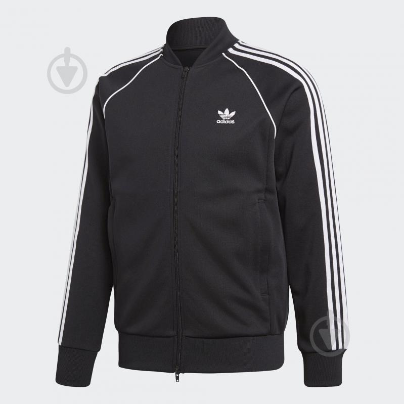 Adidas china track jacket black best sale