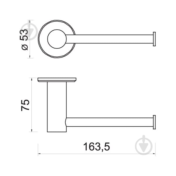 Держатель для туалетной бумаги Ferro SMILE - фото 2 Держатель для туалетной бумаги Ferro SMILE - фото 2
