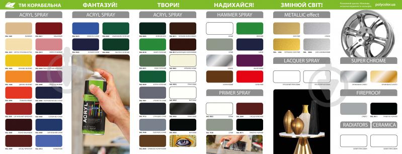 Эмаль аэрозольная КОРАБЕЛЬНА Pantone 10077C серебро мат 400 мл - фото 2