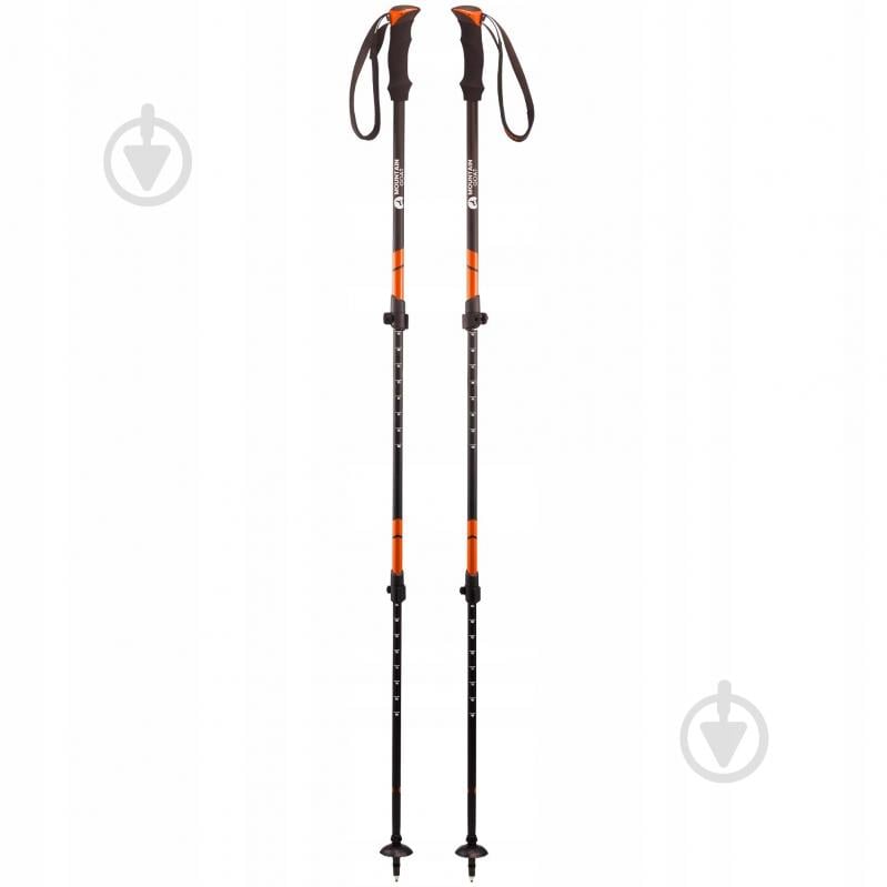 Трекинговые палки Mountain Goat Peak+ 60-135 см Black/Orange (P-5907739318275) MG0006 - фото 2