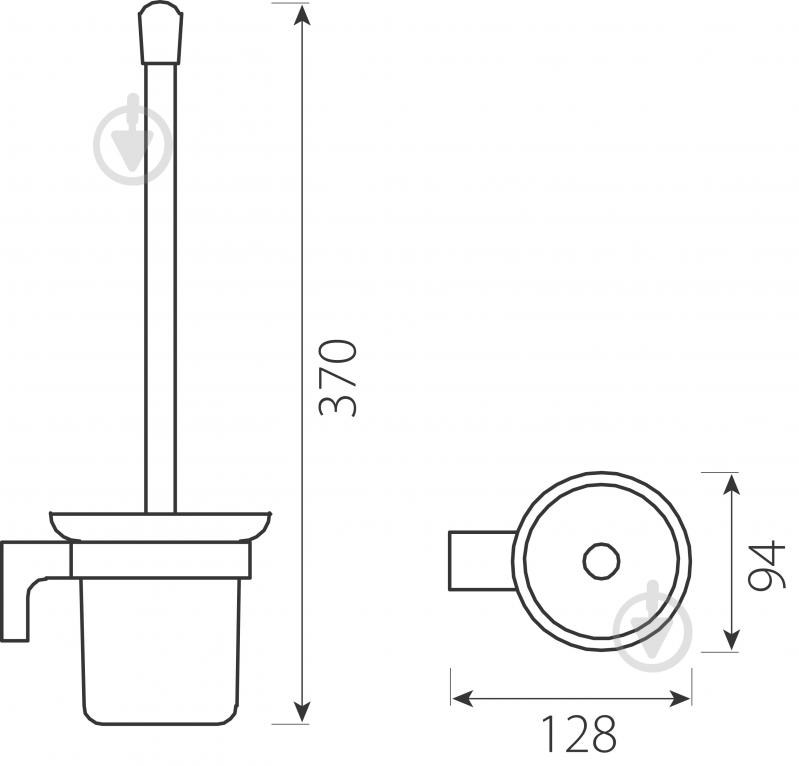 Ершик для унитаза Ferro Audrey - фото 2 Ершик для унитаза Ferro Audrey - фото 2