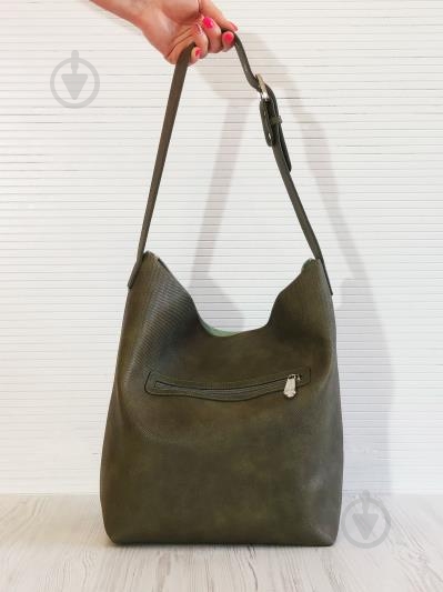 Сумка женская Alba Soboni 201324 хаки - фото 2 Сумка женская Alba Soboni 201324 хаки - фото 2