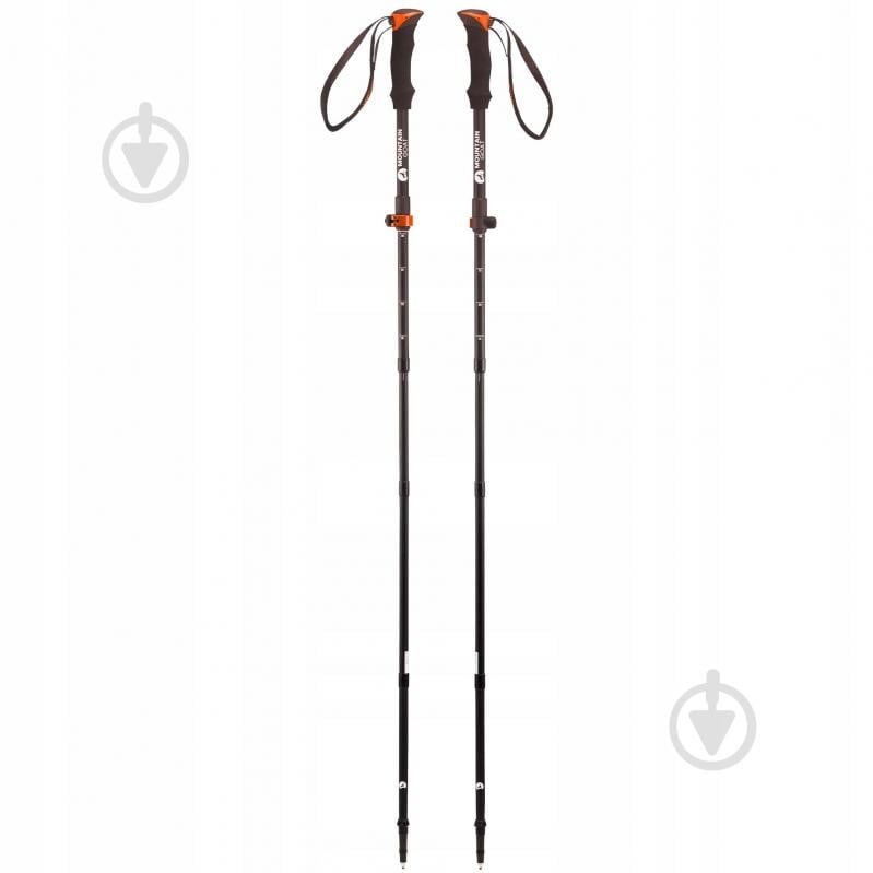 Трекинговые палки Mountain Goat Pro+ 43-130 см Black/Orange (P-5907739318251) MG0008 - фото 4